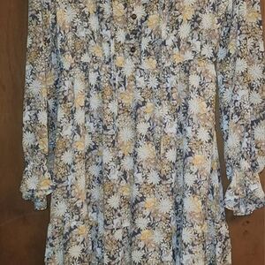 Floral Long Sleeve Dress